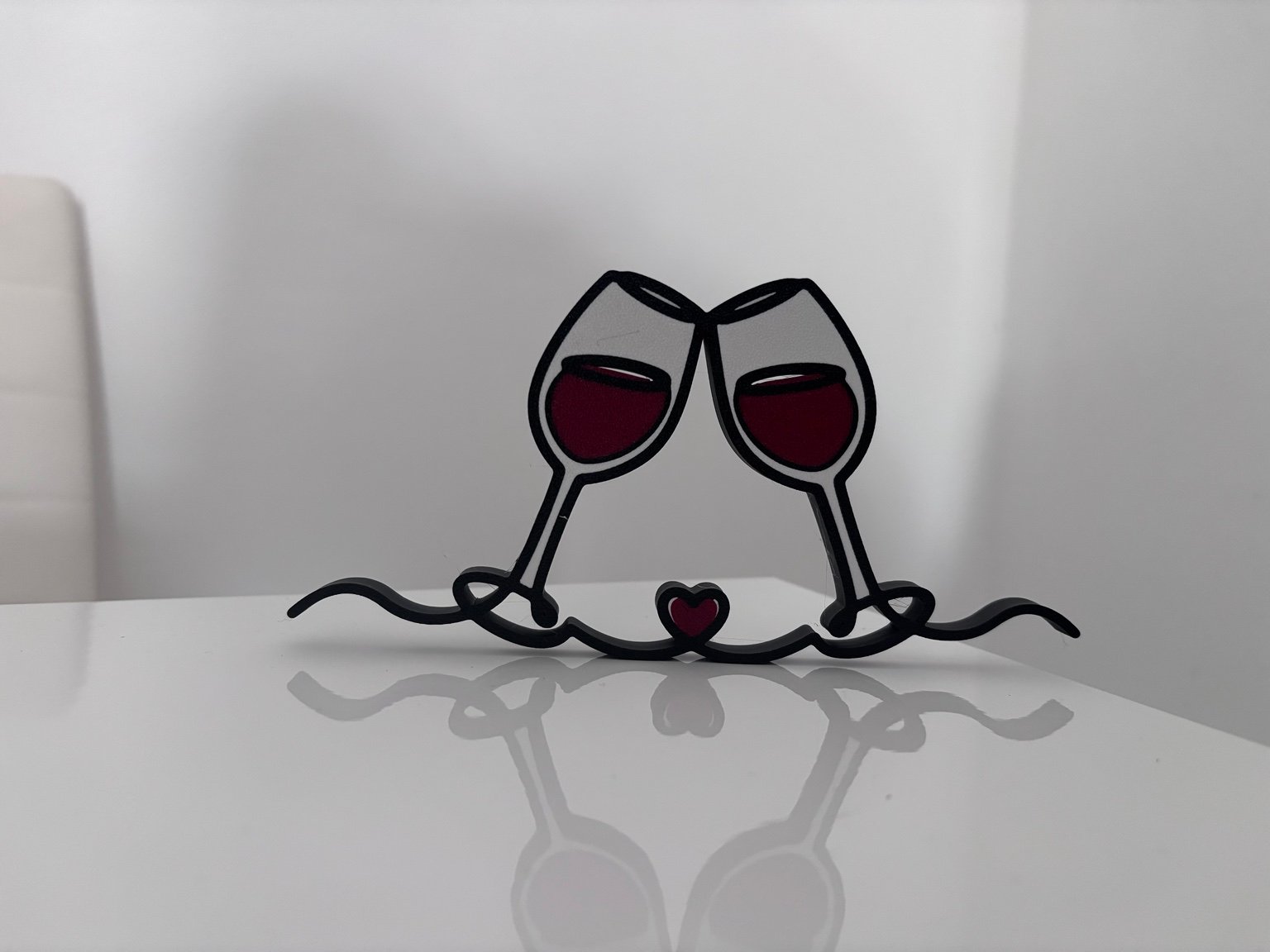 Wine - Line Art - immagine 2