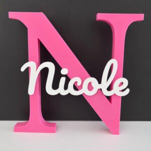Lettera 3D con Nome Personalizzato