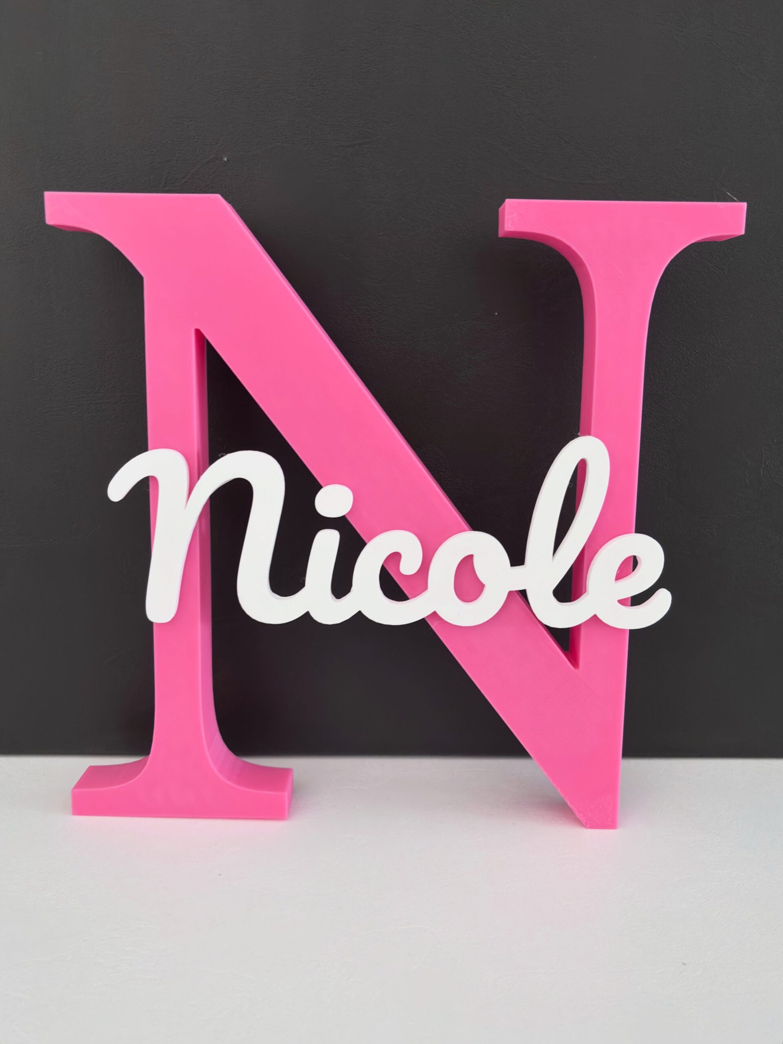 Lettera 3D con Nome Personalizzato
