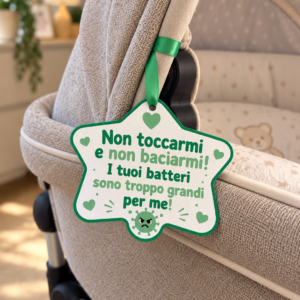 Targhetta Stella per Navetta “Non Toccare e Non Baciarmi”