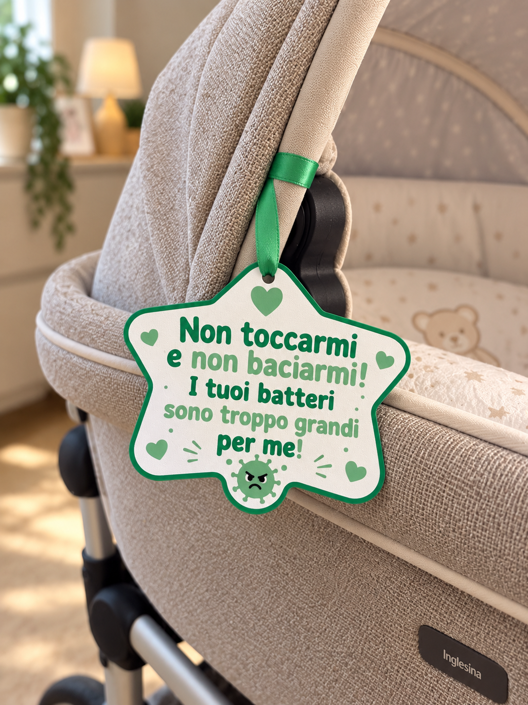 Targhetta Stella per Navetta “Non Toccare e Non Baciarmi”